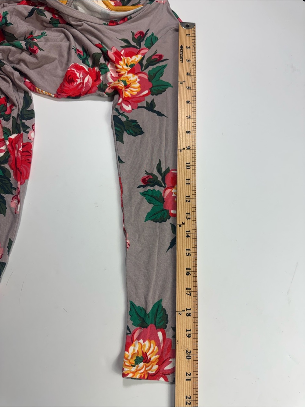MATILDA JANE Say I’m a Dreamer Floral Swing Dress Tunic Size S Gray Red Boho - Picture 12 of 13